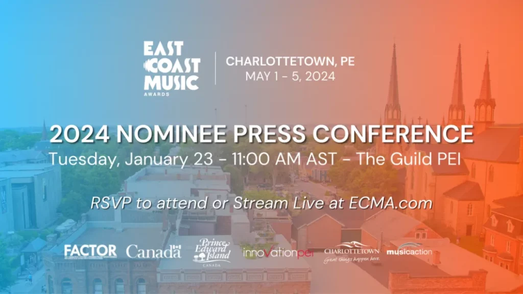 Leaf Music Celebrates 12 nominations for the 2024 East Coast Music Awards