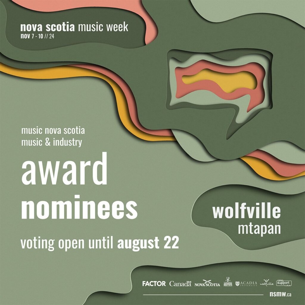 Leaf Music Celebrates 3 Nominations for  Music Nova Scotia Awards